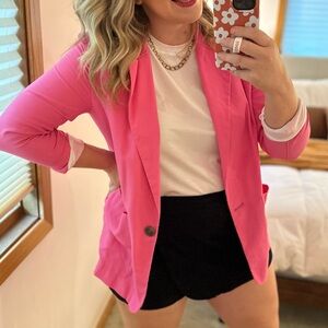 A New Day - Pink Blazer - Lightweight - Large